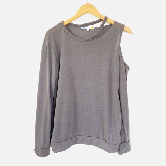 C&C California Cut Out Cold Shoulder Pullover Sweater Medium - Picture 1 of 5